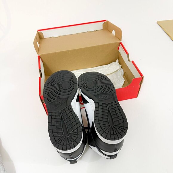 BRAND NEW IN BOX WOMENS NIKE DUNK HIGH PANDA BLACK WHITE SNEAKERS - Picture 6 of 16